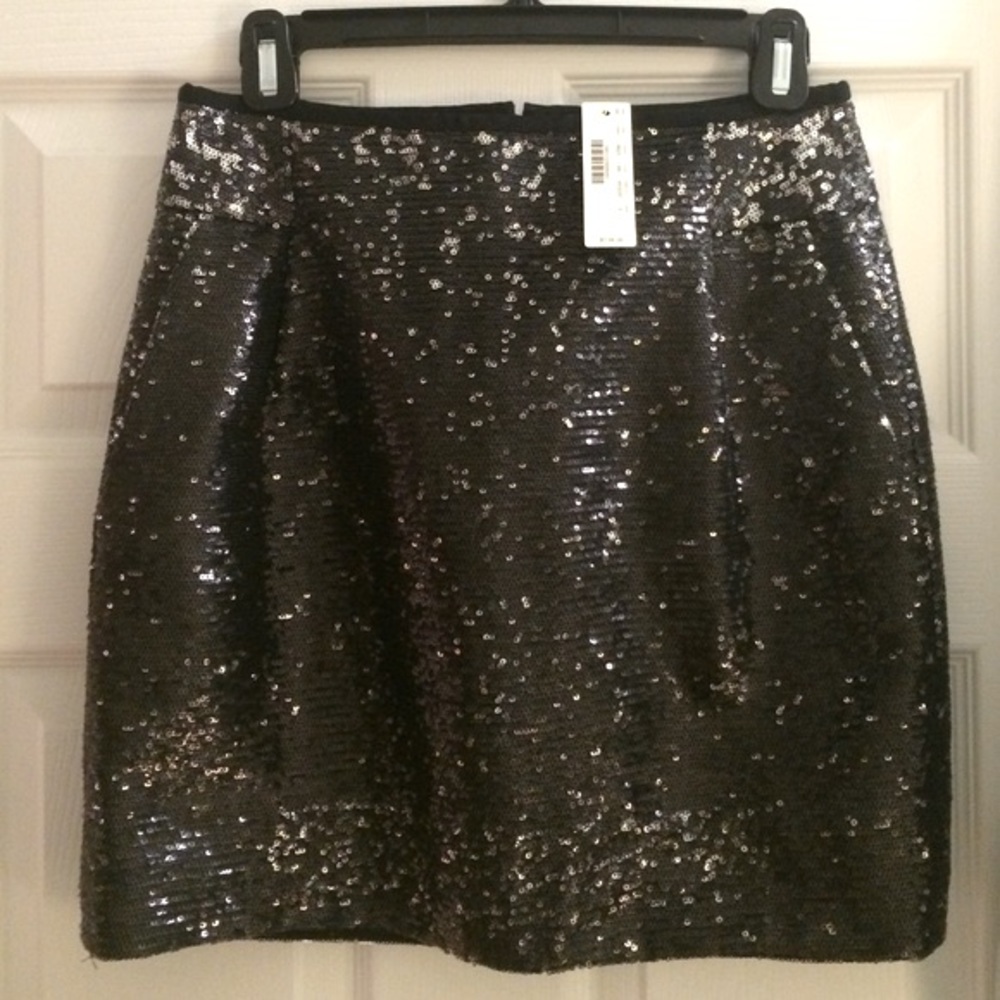 BRAND NEW J.Crew sequined skirt